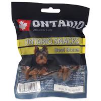 Snack ONTARIO Dog Rawhide Bone 7,5 cm 5 ks