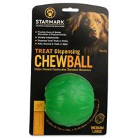 Starmark Treat Dispensing Chew Ball L:M