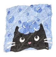 Stlačený cestovní ručník v tabletě s kočkou Barva: modrá