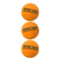 Tenisák pro psy - Oranžový 6cm pískací - 3ks