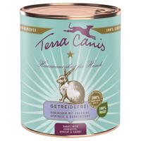 Terra Canis bez obilnin 6 x 800 g - Králík s cuketou, meruňkami & saturejkou