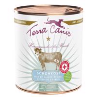Terra Canis First Aid Schonkost 6 x 800 g - telecí s mrkví, fenyklem, tvarohem a heřmánkem