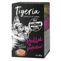 Tigeria Pulled Meat 6 x 85 g míchané balení na zkoušku - mix (3 druhy)