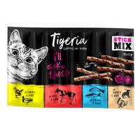 Tigeria Sticks 10 x 5 g - mix 2 (králičí, husí, jehněčí, zvěřina)