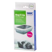 Toaleta pro kočky Savic Iriz s okrajem - 42 cm - Bag it Up Litter Tray Bags, Medium, 12 ks
