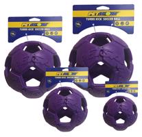 Turbo Kick Soccer Ball 10 cm - fotbalový míč pro psy, fialový