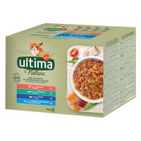 Ultima Cat kapsičky, 48 x 85 g, 38 + 10 zdarma!  - výběr z ryb (losos, tuňák, mořské ryby, treska)