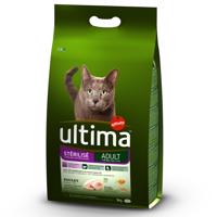 Ultima Cat Sterilized kuřecí & ječmen - 3 kg