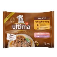 Ultima Mini, 2 balení - 20 % sleva - Mini pro psy Adult losos a krůtí (88 × 100 g)