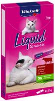 Vitakraft Cat Liquid Snack hovězí+ inuline 90 g