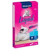 Vitakraft Cat Liquid-snack s lososem + omega 3 - Výhodné balení 48 x 15 g