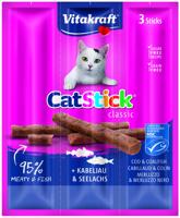 Vitakraft Cat Stick mini treska 3 x 6 g