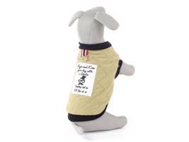 Vsepropejska Ara béžová prošitá bunda pro psa Barva: Béžová, Délka zad (cm): 40, Obvod hrudníku: 58 - 64 cm