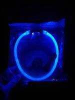 Vsepropejska Blesk LED nabíjecí obojek pro psa Barva: Modrá, Obvod krku: 35 cm