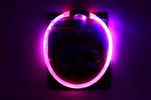 Vsepropejska Blesk LED nabíjecí obojek pro psa Barva: Růžová, Obvod krku: 35 cm