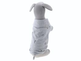 Vsepropejska Brok šedé tričko pro psa Délka zad (cm): 30, Obvod hrudníku: 43 - 45 cm