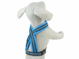 Vsepropejska Ryan reflexní postroj pro psa do | 43 – 72 cm Barva: Modrá, Obvod hrudníku: 52 - 64 cm