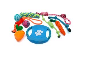 Vsepropejska Set XII přetahovací hračky pro psy | 10 ks