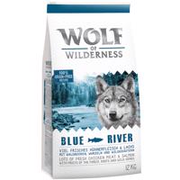 Výhodné balení: 2 x 12 kg Wolf of Wilderness Adult granule MIX - Adult Kachna + losos