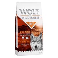 Výhodné balení: 2 x 12 kg Wolf of Wilderness Adult "Soft" - "Soft - Wide Acres" - kuřecí