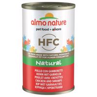 Výhodné balení Almo Nature HFC 12 x 140 g - Kuře & krevety
