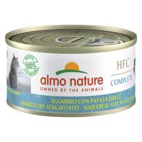 Výhodné balení Almo Nature HFC Complete 24 x 70 g - makrela s batáty