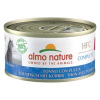 Výhodné balení Almo Nature HFC Complete 24 x 70 g - tuňák s dýní