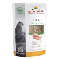 Výhodné balení Almo Nature HFC Natural Plus 24 x 55 g - kuřecí prsa
