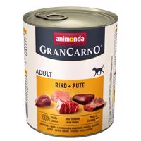 Výhodné balení Animonda GranCarno Original 12 x 800 g  - hovězí & krůta