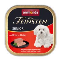 Výhodné balení Animonda vom Feinsten 48 x 150 g - Senior: hovězí a kuřecí