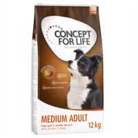 Výhodné balení Concept for Life 2 x velké balení - Medium Adult (2 x 12 kg)