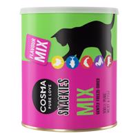 Výhodné balení Cosma Snackies Maxi Tube - lyofilizované snacky pro kočky - Mix s 5 druhy 3 x 150 g