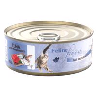 Výhodné balení Feline Finest 24 x 85 g - tuňák s mořanem