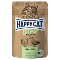 Výhodné balení Happy Cat Bio Pouch 12 × 85 g - bio kuřecí