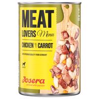 Výhodné balení Josera Meatlovers Menu 12 x 800 g  - kuřecí s mrkví