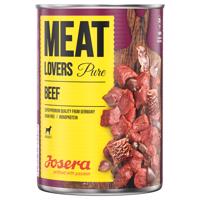 Výhodné balení Josera Meatlovers Pure 12 x 400 g - hovězí