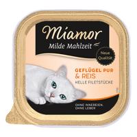 Výhodné balení Miamor Milde Mahlzeit 24 x 100 g - čisté drůbeží & rýže