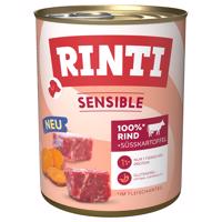 Výhodné balení RINTI Sensible 2 x 6 ks (12 x 800 g) - Hovězí s rýží