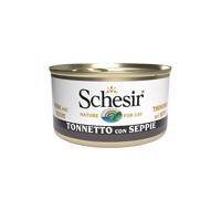 Výhodné balení Schesir tuňák v želé 24 x 85 g - tuňák se sépií