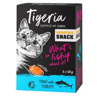 Výhodné balení Tigeria Smoothie Snack 24 x 50 g - tuňák s rajčaty