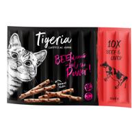 Výhodné balení Tigeria Sticks 30 x 5 g - hovězí a játra