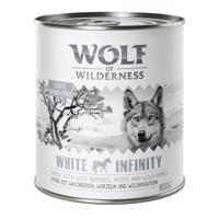Výhodné balení: Wolf of Wilderness Adult 12 x 800 g - NOVÉ: White Infinity - koňské