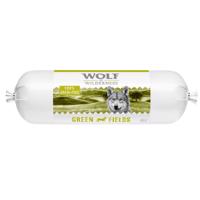 Výhodné balení Wolf of Wilderness Adult 24 x 400 g  - Wurst - Green Fields - jehněčí