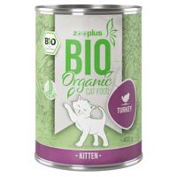 Výhodné balení zooplus Bio Kitten 12 x 400 g - bio krůtí s bio mrkví