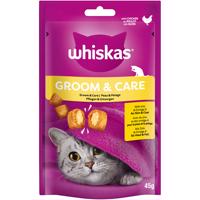 Whiskas Snacks Groom & Care - kuřecí (8 × 45 g)
