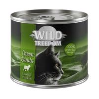 Wild Freedom Adult 6 x 200 g - bez obilovin - Green Lands - jehně & kuře