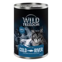Wild Freedom Adult 6 x 400 g - bez obilovin - Cold River - treska & kuře