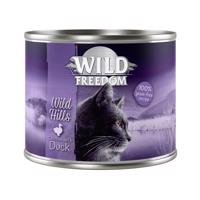 Wild Freedom konzervy, 6 x 200 g, 5 + 1 zdarma! - Wild Hills - kachní & kuřecí (6 x 200 g)