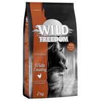 Wild Freedom výhodná balení 3 x 2 kg - Adult "Wide Country Sterilised" - drůbeží