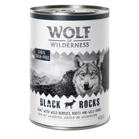 Wolf of Wilderness Adult 6 x 400 g - single protein - NOVÉ: Black Rocks - kozí